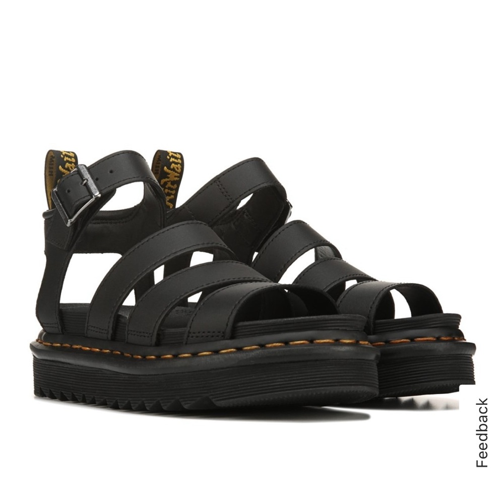 Dr. Martens Black Sandals